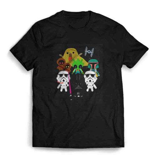 Cute Kawaii Style Villains Graphic Mens T-Shirt Tee
