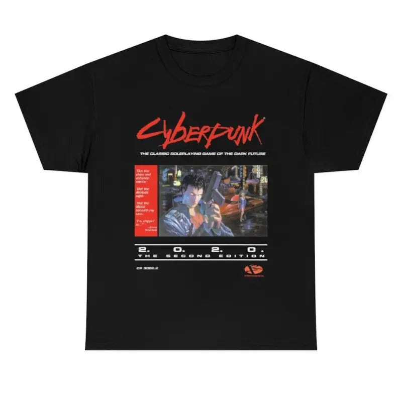 Cyberpunk Original Classic 80s Pen and Paper Game T-Shirt: Vintage Retro Gaming Tabletop RPG Graphic Tee Shirt Hoodie,...