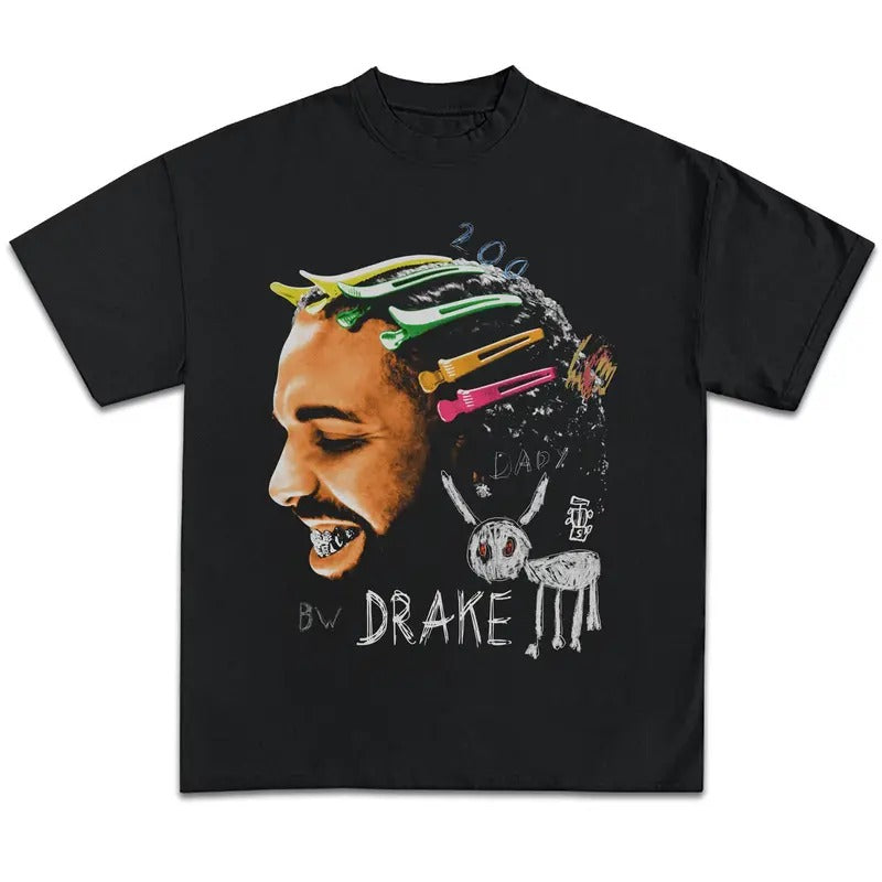 D.R.A.K.E Shirt for All The Dogs Album Merch Concert Rapper Graphic Tee Men Women Fan Unisex Shortsleeve Underwear...