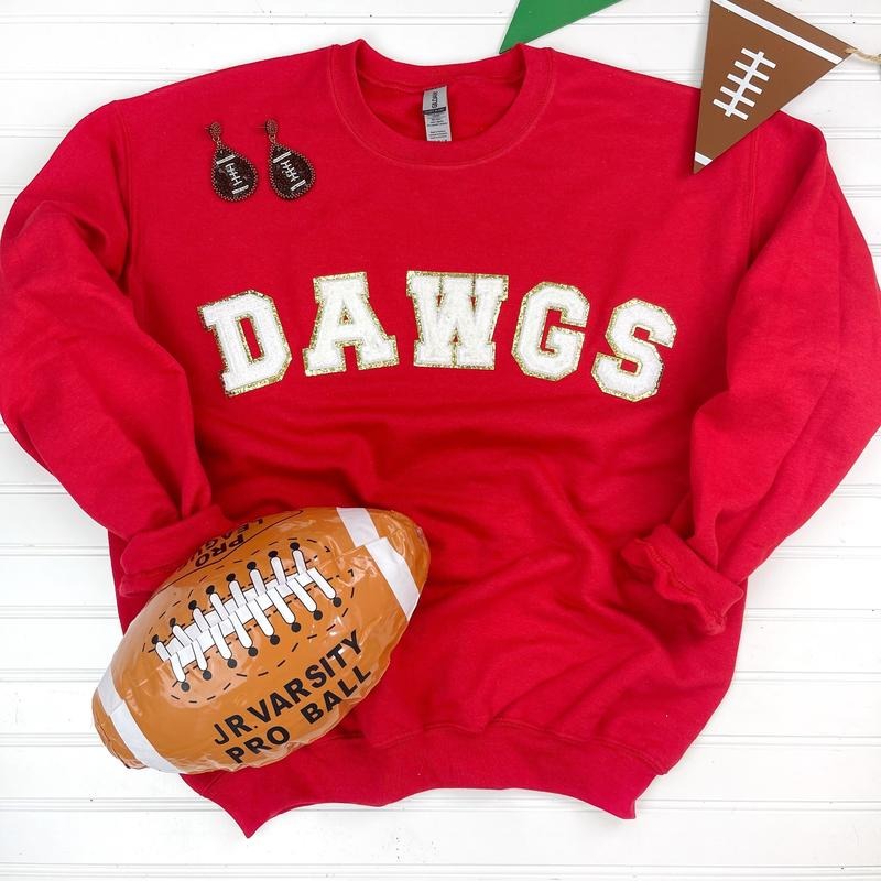 DAWGS Patch Sweatshirt *Final Sale* T-Shirts, Hoodie | HypeCrazeTee.com
