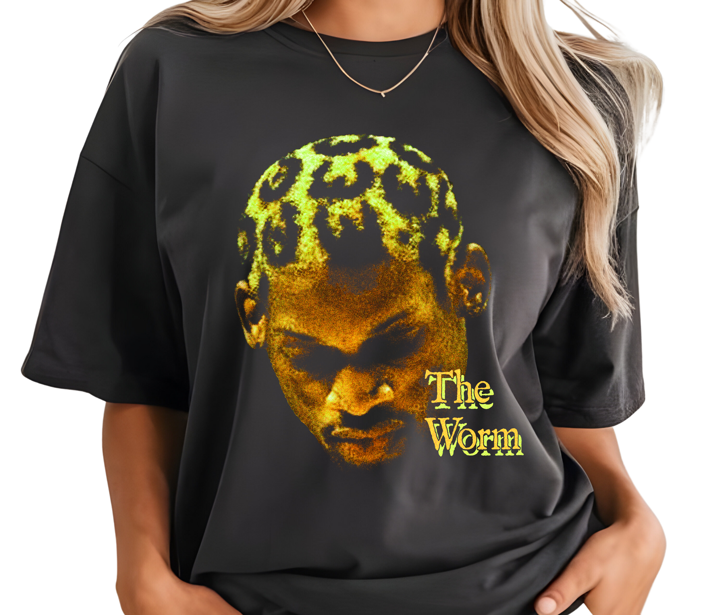 Dennis Rodman The Worm Graphic Tee – Vintage Basketball Shirt, Retro Streetwear T-Shirt