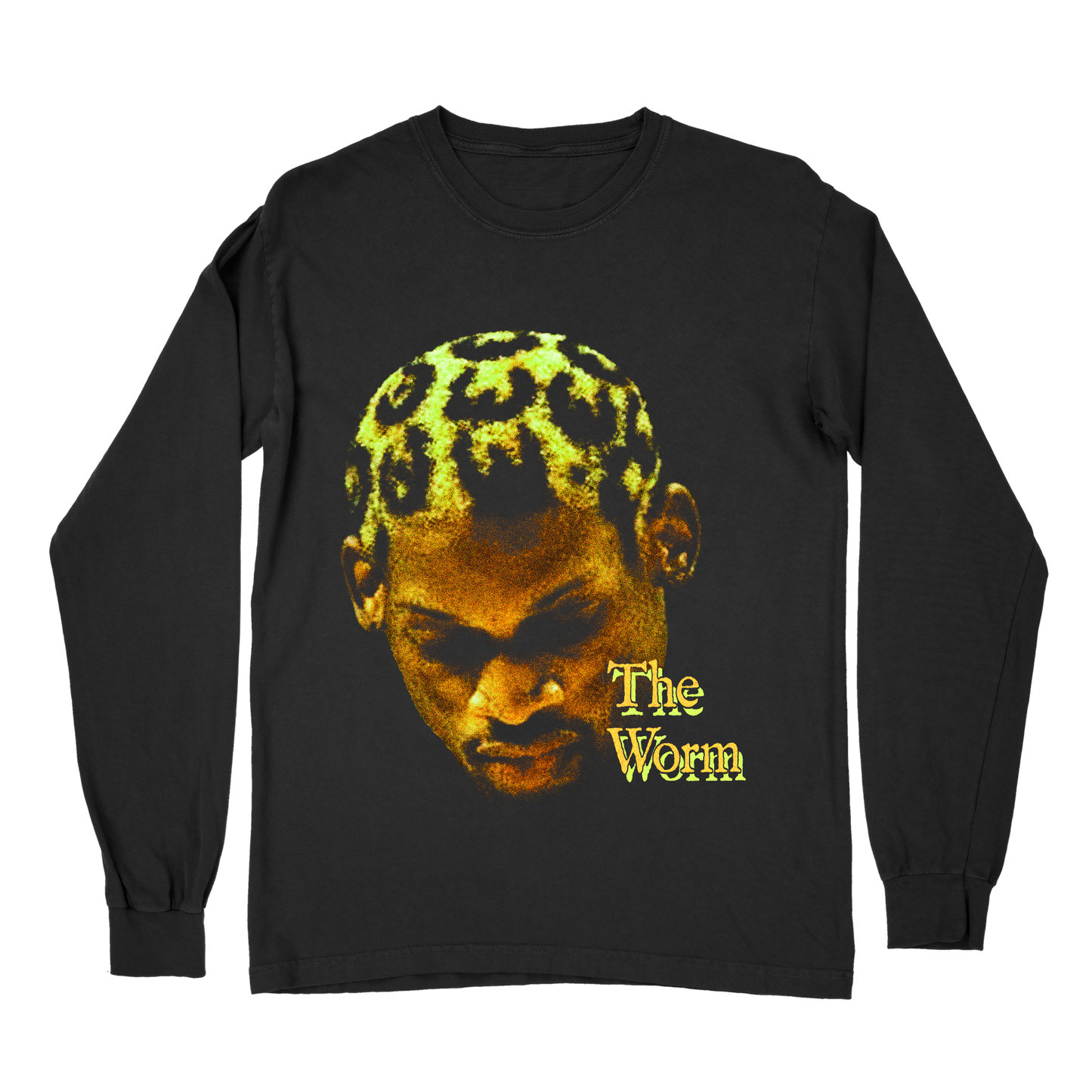 Dennis Rodman The Worm Long Sleeve T-Shirt – Vintage Basketball Shirt, Retro Streetwear Tee