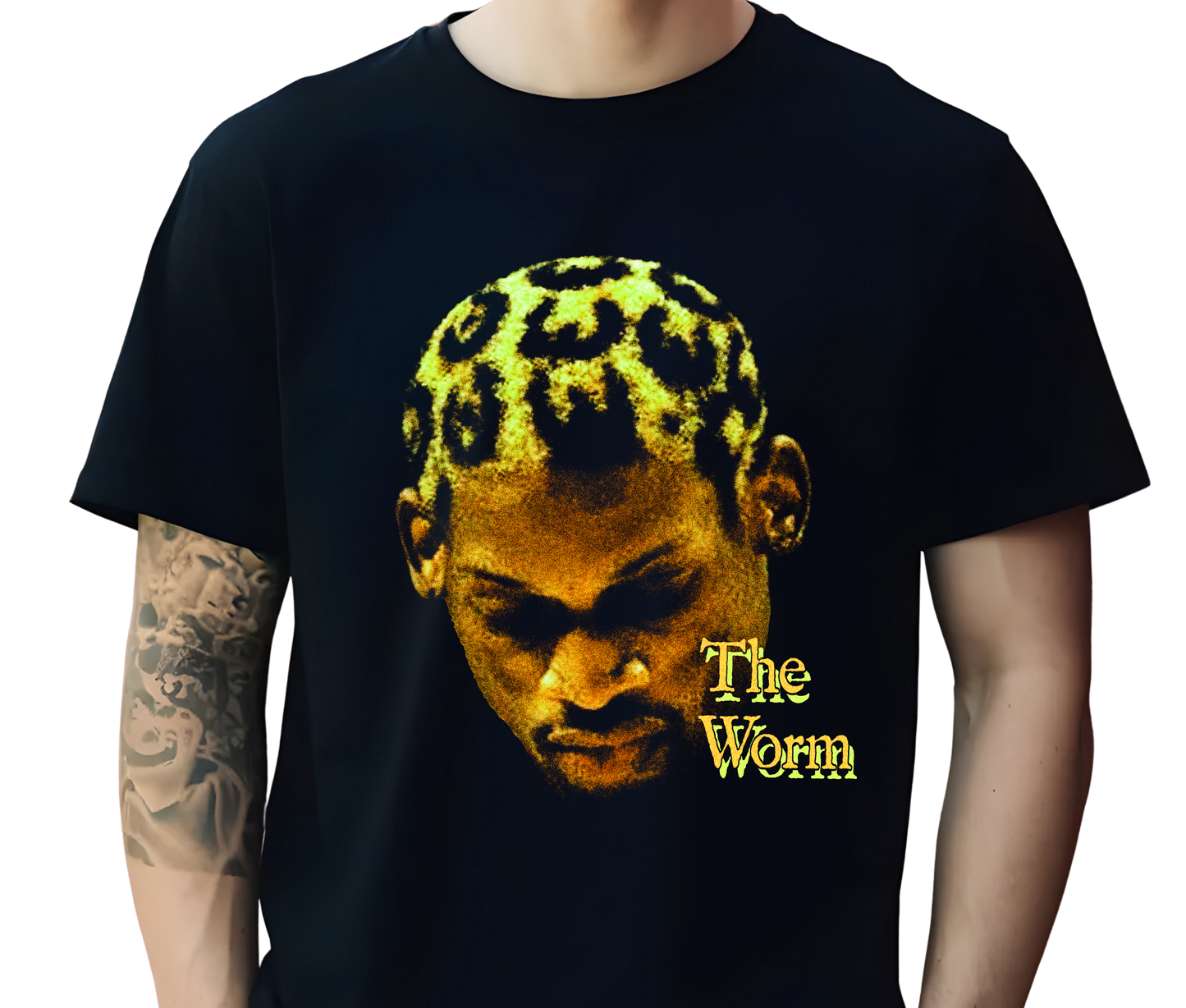 Dennis Rodman The Worm Graphic Tee – Vintage Basketball Shirt, Retro Streetwear T-Shirt