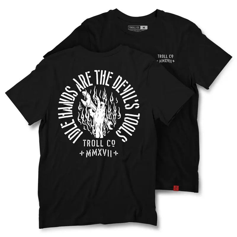 DEVIL'S HAND TEE, WORK T-SHIRT, FOR LABOR DAY Hoodie, Sweatshirt | HypeCrazeTee.com