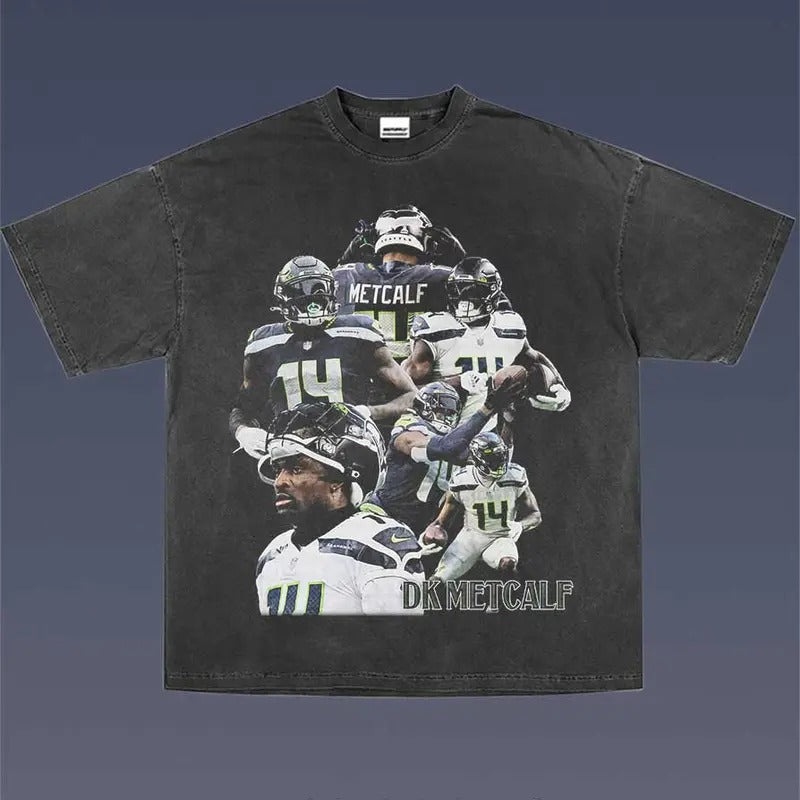 DK Metcalf 1.2 Tee - Soft and Comfortable Shirt - Unisex - Graphic T-Shirt Hoodie, Sweatshirt | HypeCrazeTee.com