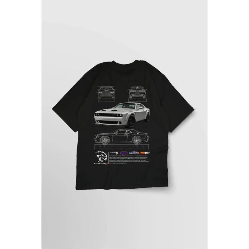 DODGECHALLENGER TEE Unisex T-Shirt, Graphic Tee, Gift, Trending Tee, Streetwear Hoodie, Sweatshirt | HypeCrazeTee.com