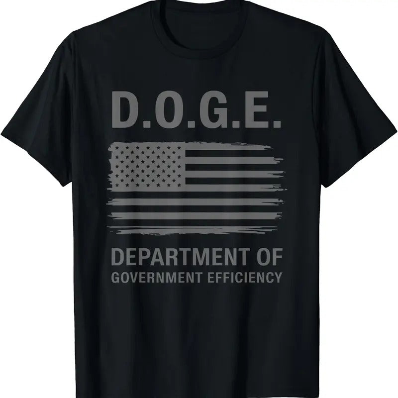 DOGE Department of Government Efficiency T-Shirt | Unisex cotton tee Gifts, Crewneck Hoodie, Sweatshirt | HypeCrazeTee.com