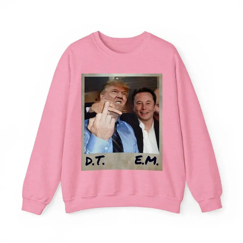 DONALD TRUMP WITH ELON MUSK SHIRTS, FUNNY SHIRT, SIZE S TO 4XL, MENSWEAR Hoodie, Sweatshirt | HypeCrazeTee.com