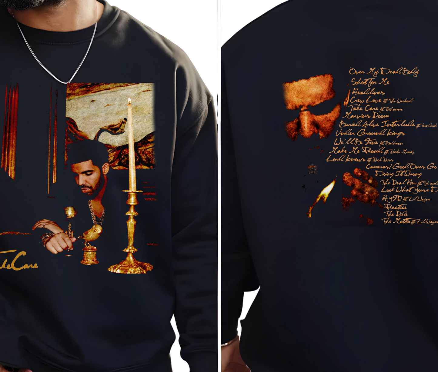 Drake Take Care Album Sweatshirt – Vintage Hip-Hop Rap Sweater