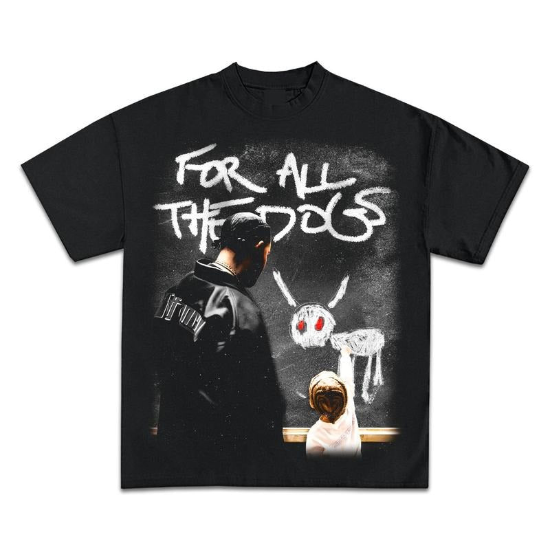 DRAKE FOR ALL THE DOGS JUMBO BOOTLEG GRAPHIC T-SHIRT - STREETWEAR Hoodie, Sweatshirt | HypeCrazeTee.com
