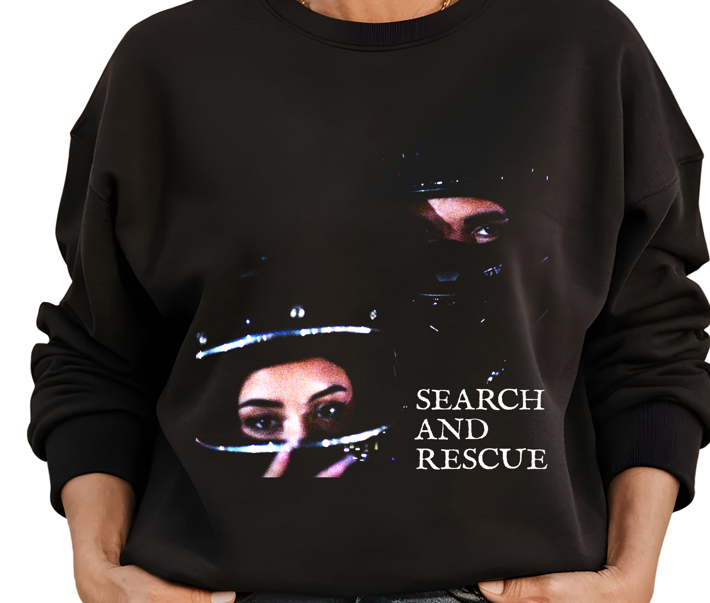 Drake Search and Rescue Sweatshirt – Vintage Hip Hop Streetwear Sweater, Concert Merch for Rap Fans