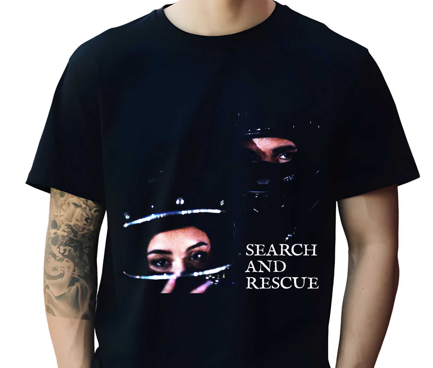 Drake Search and Rescue Graphic Tee – Vintage Hip Hop Streetwear T-Shirt, Concert Merch for Rap Fans