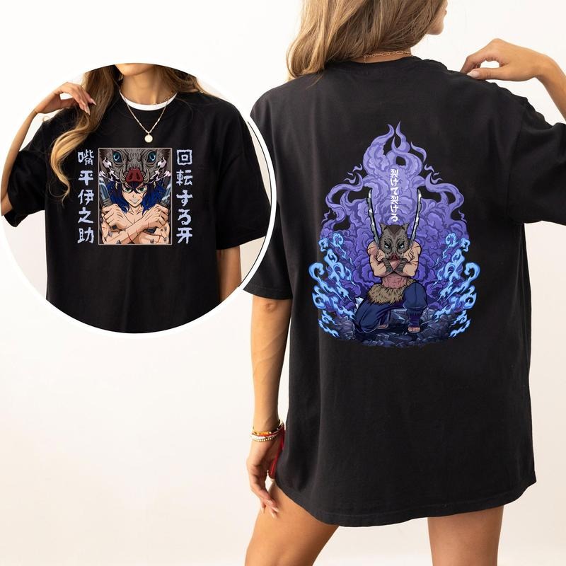 DS Inosuke Tshirt Crewneck Hoodie Comfort Cotton Sweatshirt | HypeCrazeTee.com