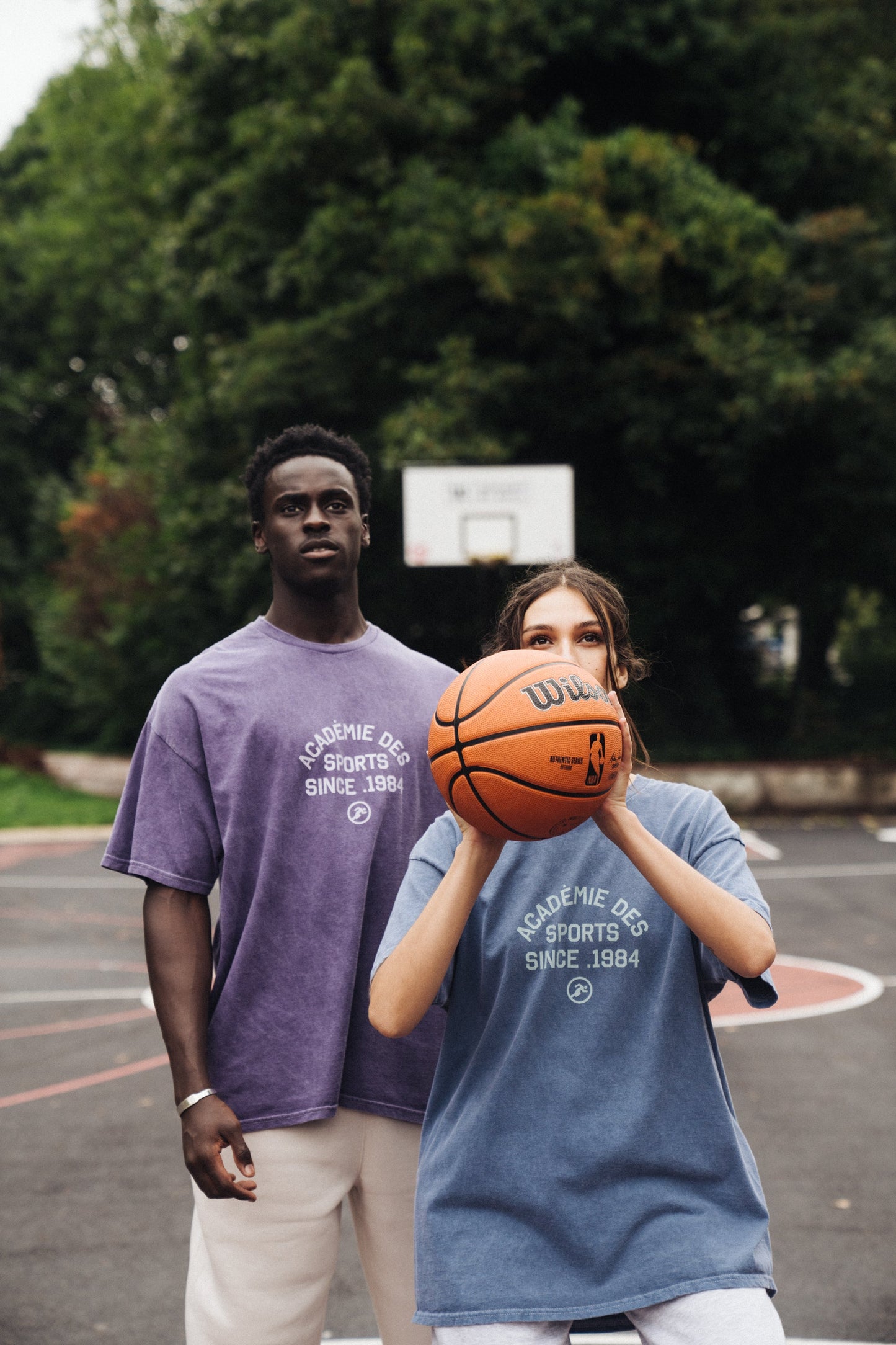 Vice 84 'Académie Des Sports' Vintage Washed Tee - Denim