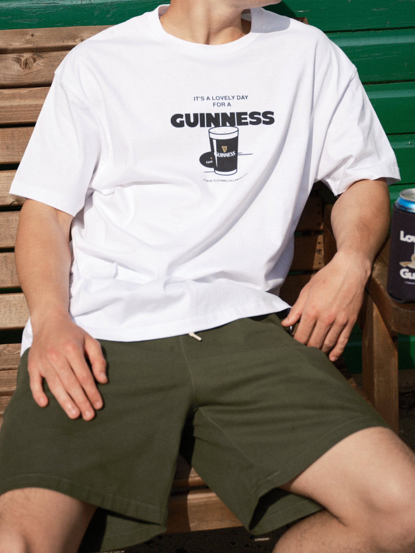 Guinness x UN:IK 'Lovely Drops' Tee - White
