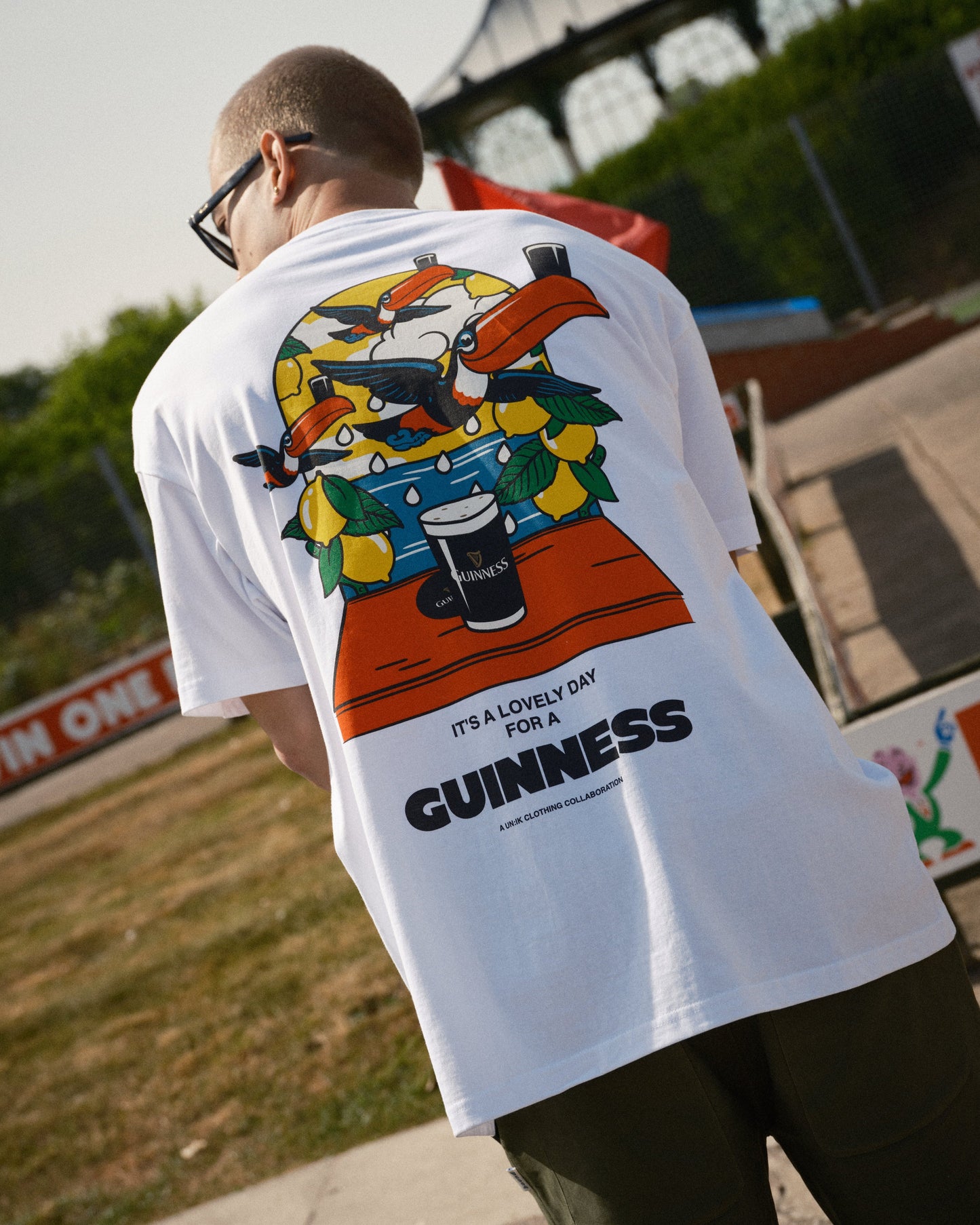 Guinness x UN:IK 'Lovely Drops' Tee - White
