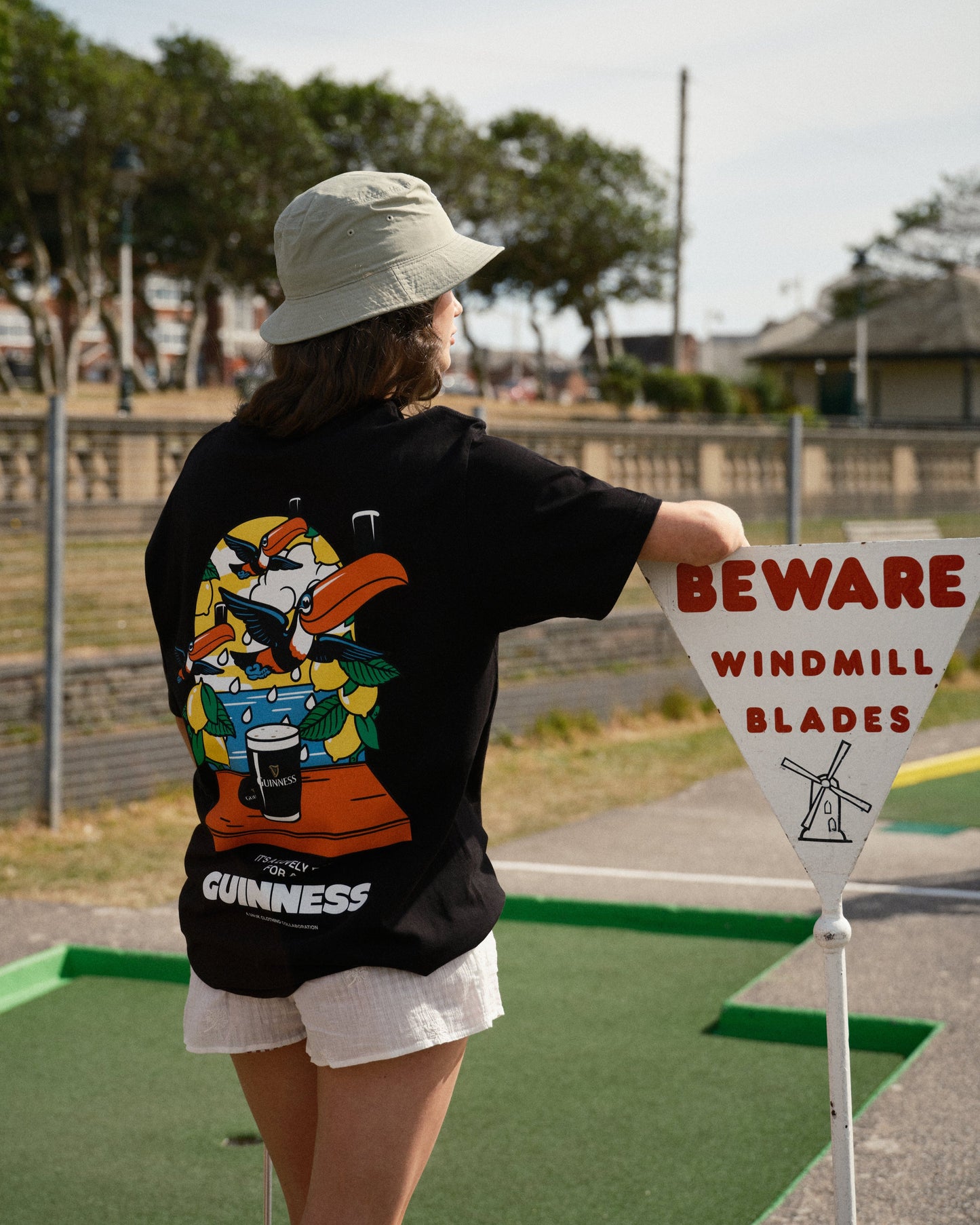 Guinness x UN:IK 'Lovely Drops' Tee - Black