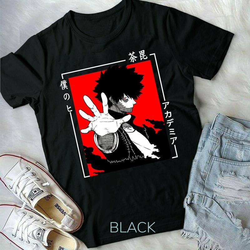Dabi Unisex T-Shirt S-4XL My Hero Academia Anime Tee Boku No Hero Academia Shirt Anime Hoodie, Sweatshirt | HypeCrazeTee.com