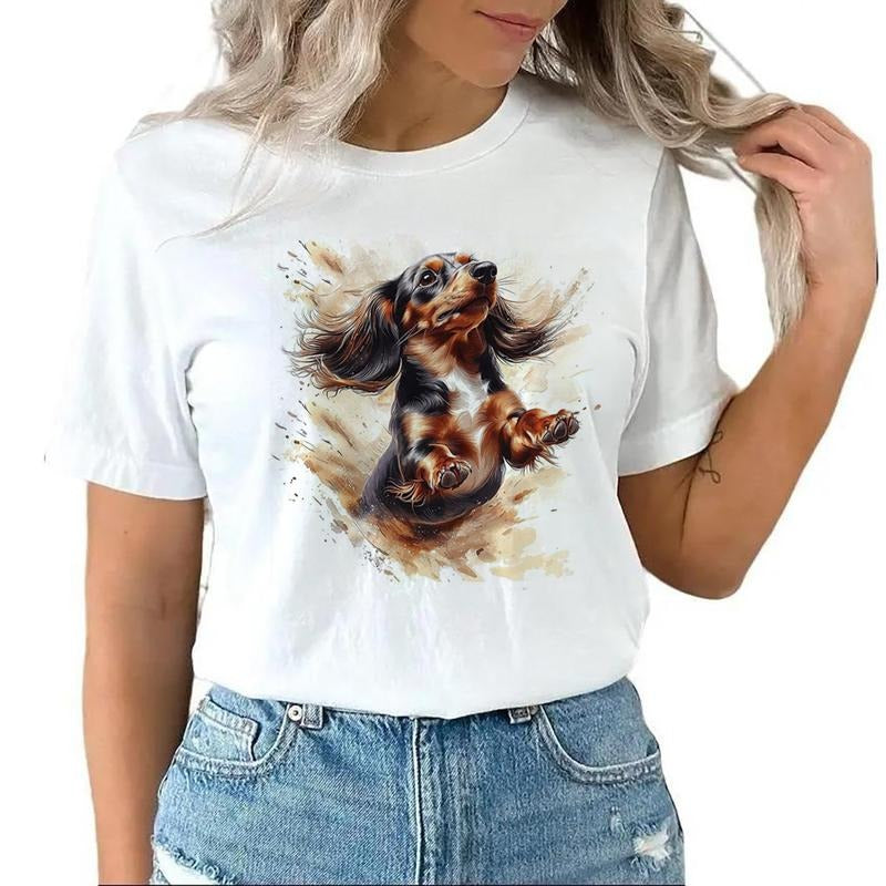 Dachshund 4th of July T-shirt Unisex Hoodie Sweatshirts Retro and National Hunting Day 1 Cotton Top | HypeCrazeTee.com