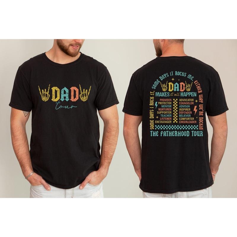 Dad Tour, Rock and Roll, Music, Concert, Father's Day, Fatherhood, Some Day It Rocks Tshirt, Women's Comfort Color Tee,...