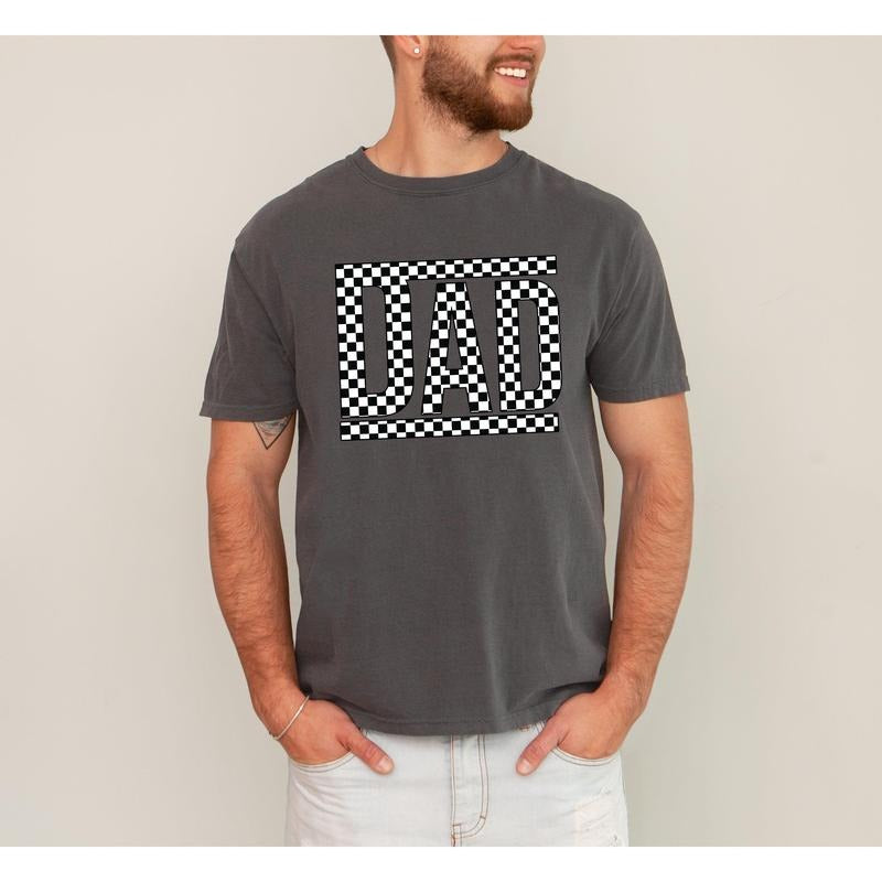 Dad, Retro, Checkered, Vintage, Father's Day, For Men, Husband Tshirt, Women's Comfort Color Tee, Tshirt Hoodie, Sweatshirt