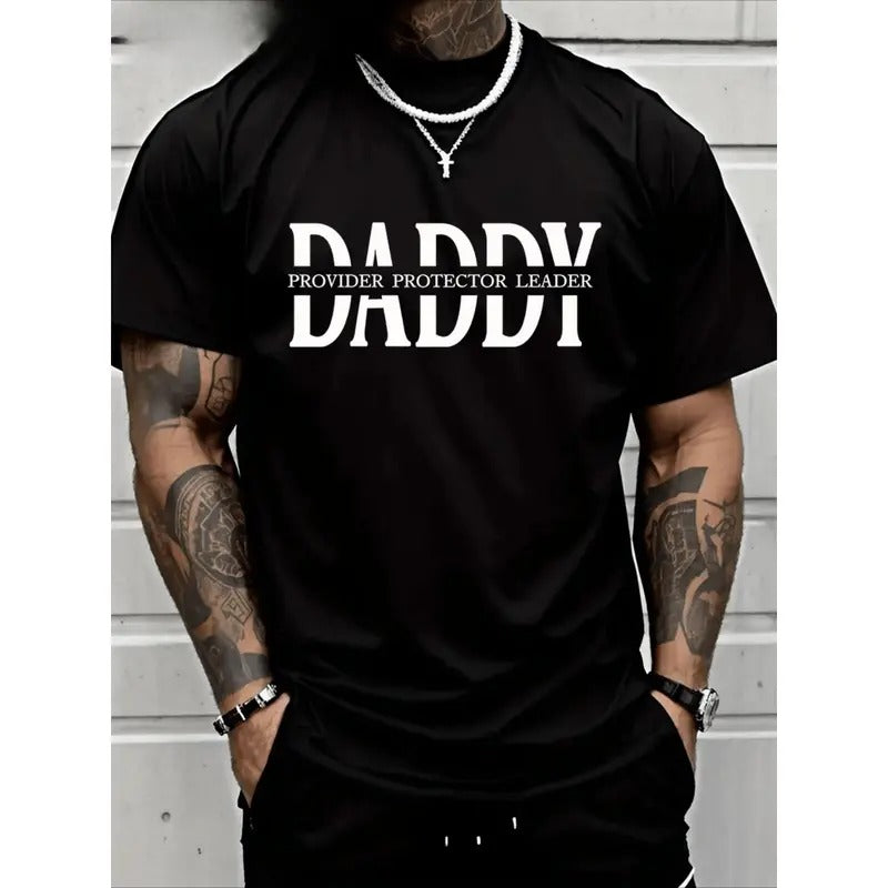 Daddy Husband Protector Hero Father's Day T-Shirt  Cotton Heavy Cotton T Shirt Made in USA Hoodie, Sweatshirt