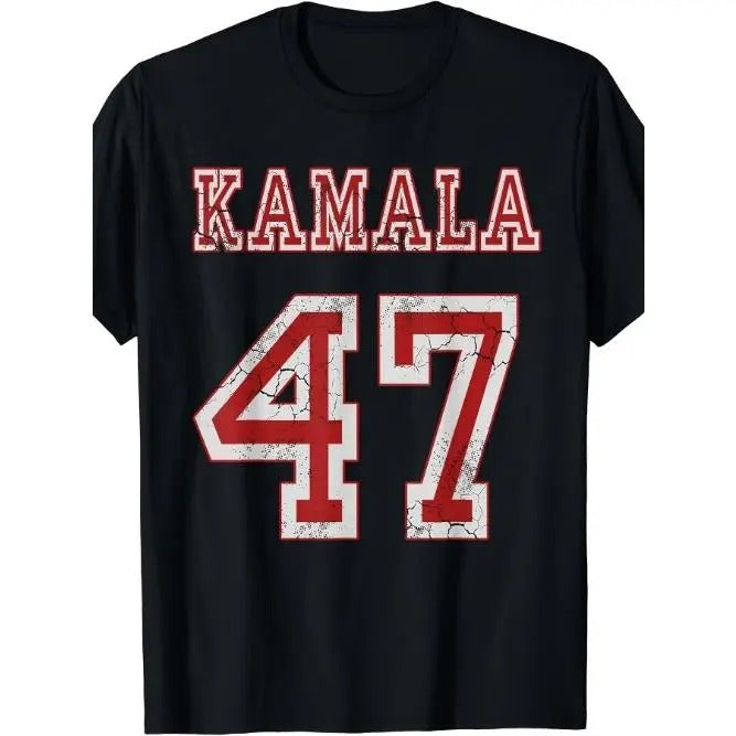 Daily wear men's crewneck T-shirt, Kamala Harris 2024 47th President of the United States T-shirt Made in USA Hoodie,...