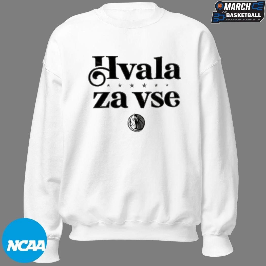 Dallas Mavericks Hvala Za Vse Logo T-shirts
