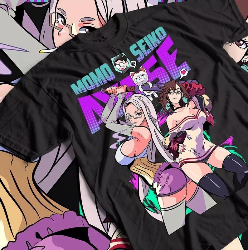 Dandadan Okarun T-shirt Okarun Momo Ayase Anime Cute Gift Girl Waifu Shirt Hoodie, Sweatshirt | HypeCrazeTee.com