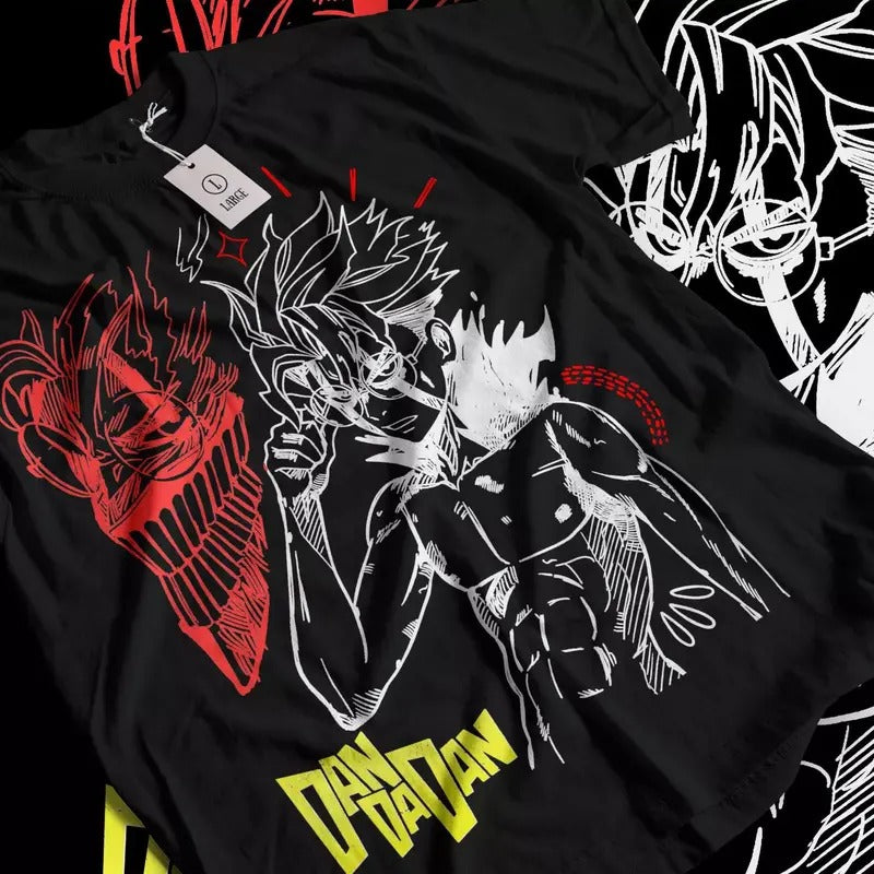 Dandadan T-shirt Japanaise Anime Manga Gift Shirt All Size Hoodie, Sweatshirt | HypeCrazeTee.com