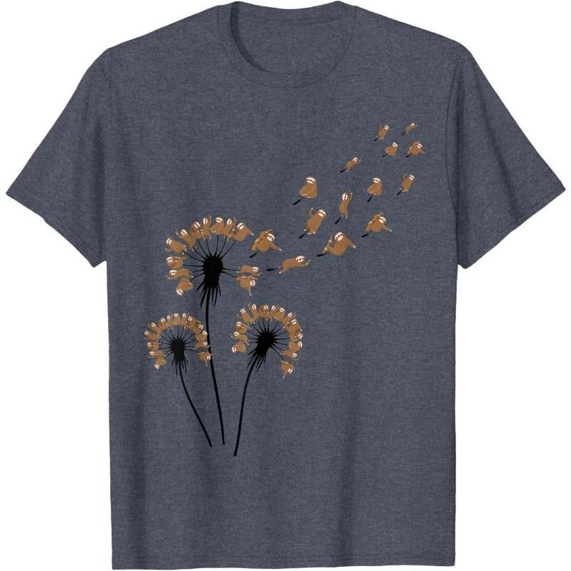 Dandelion Sloths Shirt for Slot Lover | Sloth T-Shirt Made in USA Hoodie, Sweatshirt | HypeCrazeTee.com