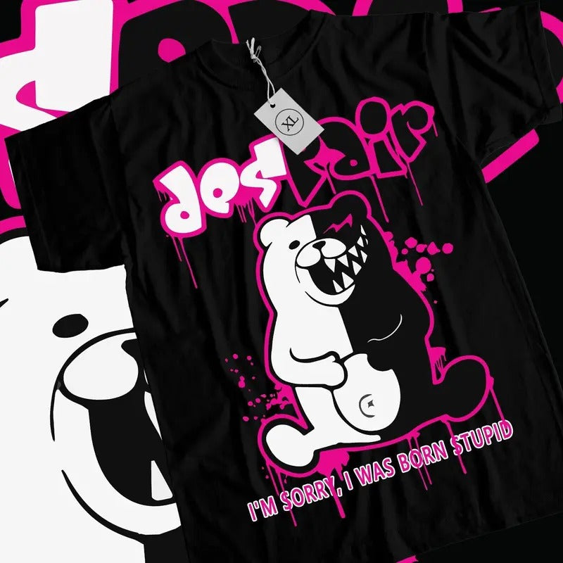 Danganronpa Junko Komaeda T-Shirt S-4XL Monokuma Despair Manga Monobear Hopes shirt Hoodie, Sweatshirt | HypeCrazeTee.com