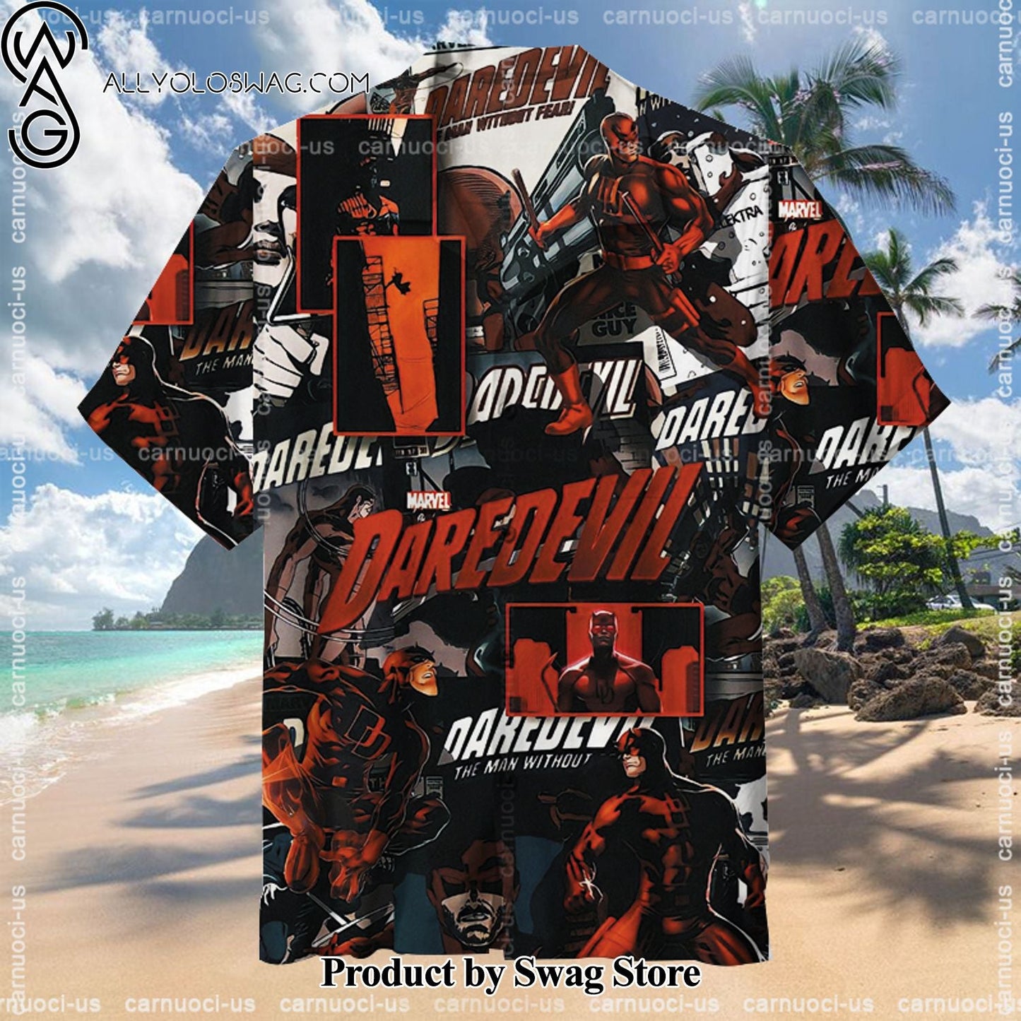 Daredevil Nostalgic 90s Hawaiian Shirt