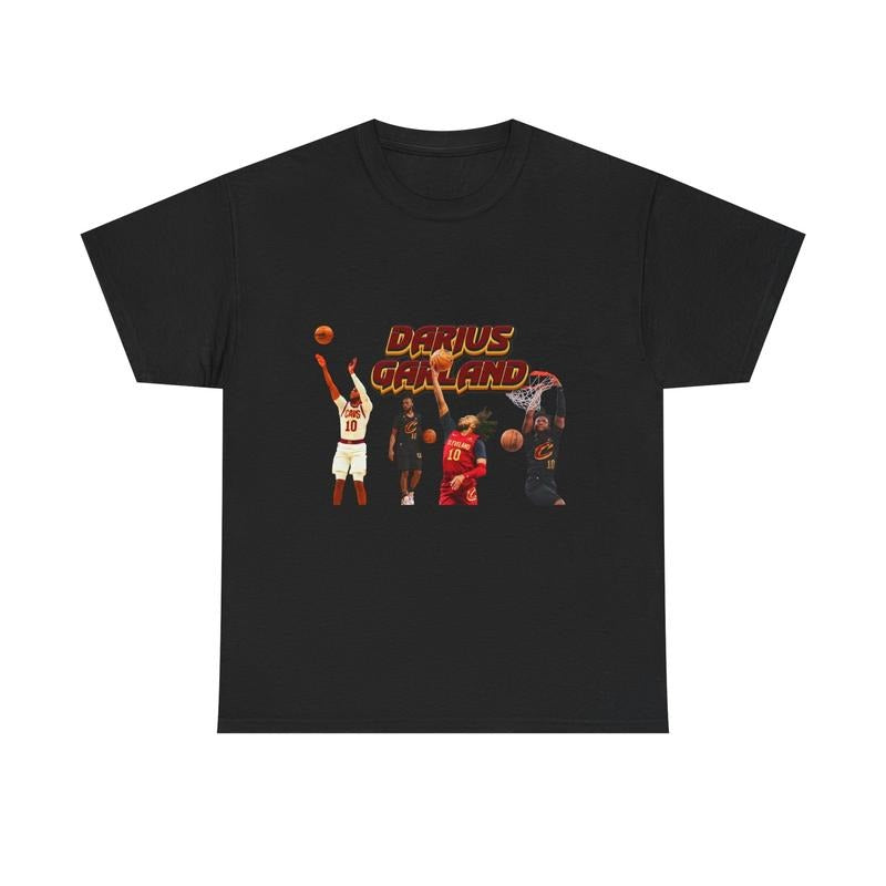 Darius Garland Basketball T-Shirt, Unisex Heavy Cotton T-Shirt, Sports Fan Gift Hoodie, Sweatshirt | HypeCrazeTee.com