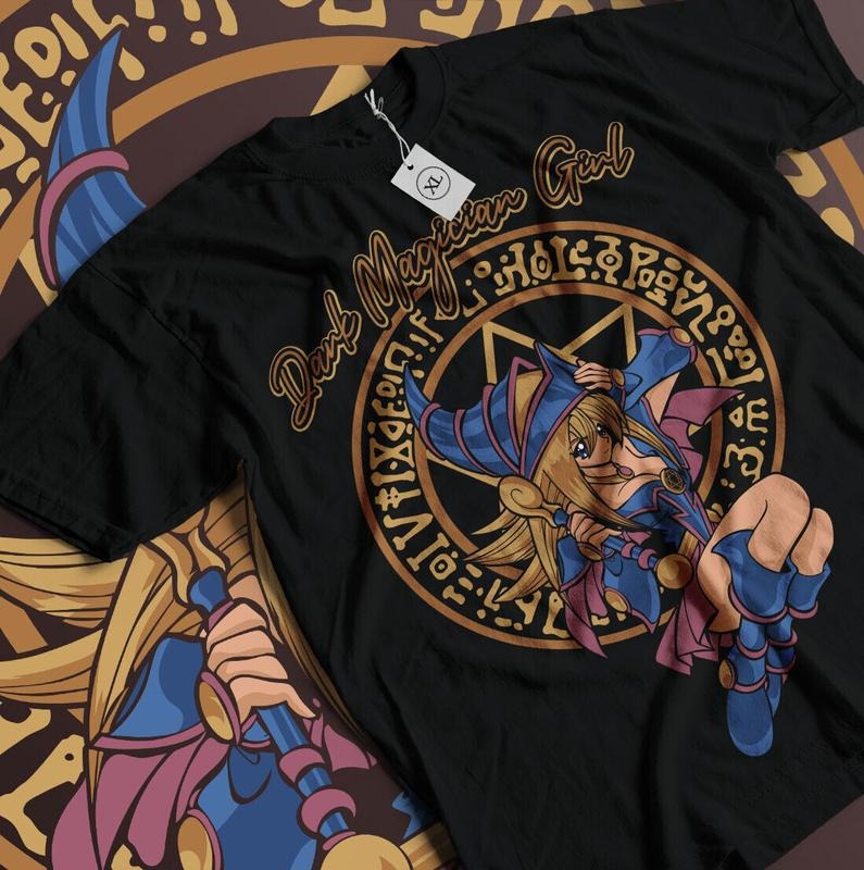 Dark Magician Girl Shirt Yu Gi Oh Tshirt YuGiOh T-Shirt S-4XL Yu-Gi-Oh Anime Yugi Muto Hoodie, Sweatshirt | HypeCrazeTee.com