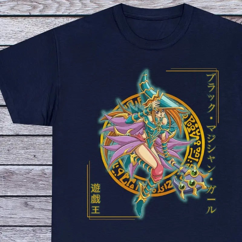Dark Magician Girl T Shirt Yu Gi Oh Tee 90 Anime Clothing Cosplay Manga Japanese Unisex Full Size Hoodie, Sweatshirt