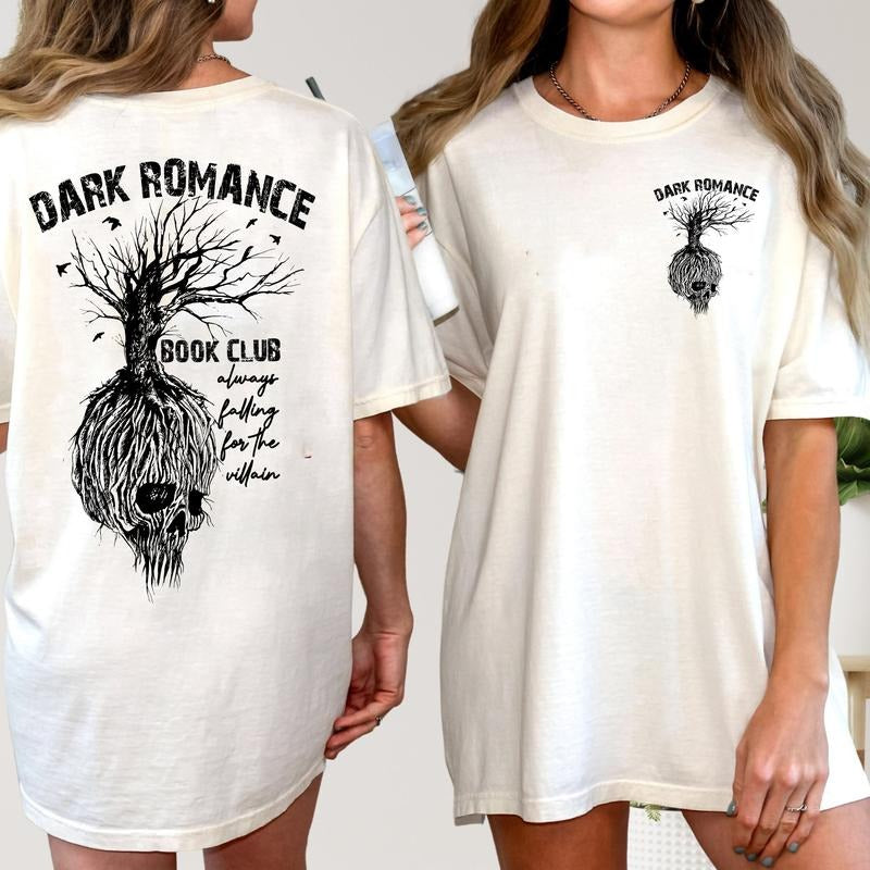 Dark Romance Book Club T-Shirt, Dark Romance Sweatshirt, Romance Reader Hoodie, Booktok Merch, Reading Tee, Book Lover...