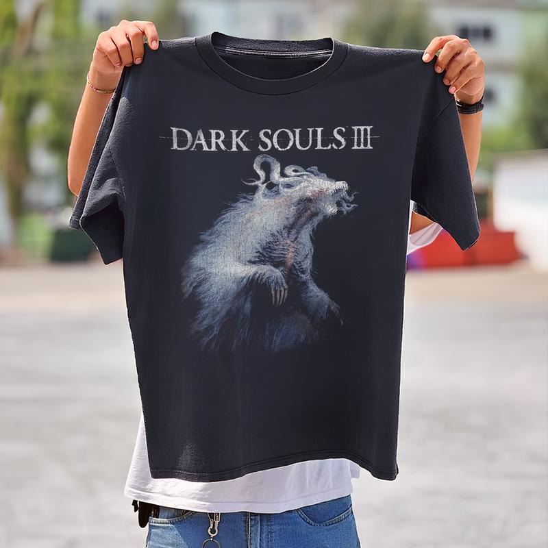 Dark S0Uls Iii Elter Ghru Vintage  Black T-Shirt Unisex Shirt Gift for him, Gift for her, Gift for fan Hoodie, Sweatshirt