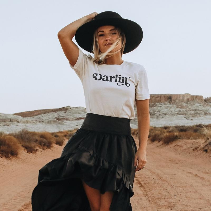 Darlin' Shirt, Country Tee, cowgirl outfits, western clothing, Southern Shirt, western outfit women, Country Music Shirt,...