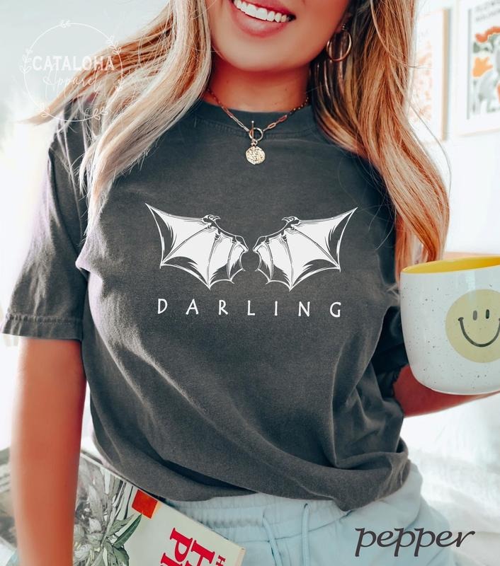 Darling t-shirt, A Court of Mist and Fury shirt, Sarah J Maas shirt Gift Rhysand, Acotar vintage shirt, darling Hoodie,...
