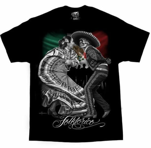 David Gonzales Art Folklorico Flamenco Dancer Skeleton Urban Mexico T Shirt Hoodie, Sweatshirt | HypeCrazeTee.com