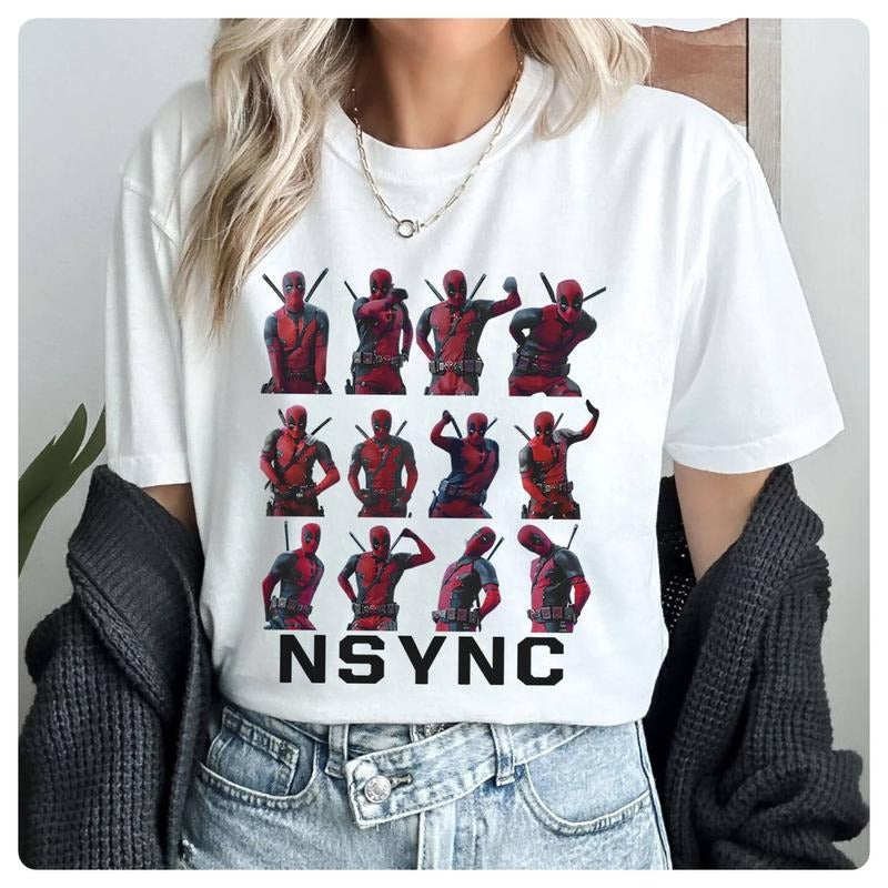 Deadpool Movie Shirt Deadpool Dance Shirt Deadpool Wolverine Shirt Wade Wilson Logan Shirt Deadpool Superrhero TShirt...
