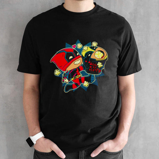 Deadpool Wolverine popcorn buckets shirt