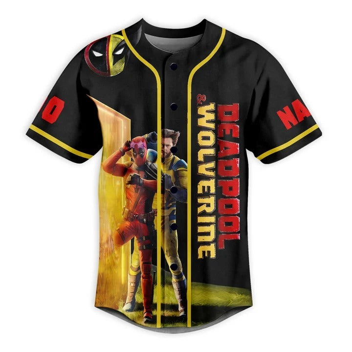 Deadpool Wolverines Let’s Kill The Fow Universe Custom Baseball Jersey - Padres Jersey Oasis: Elevate Your Baseball Style Game