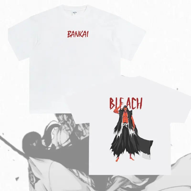 [Deals For You Days] Kenpachi Zaraki Bankai Unisex Tee | Captain 11 Double Side Cotton Tee | Kenpachi Beach Merch Tee |...