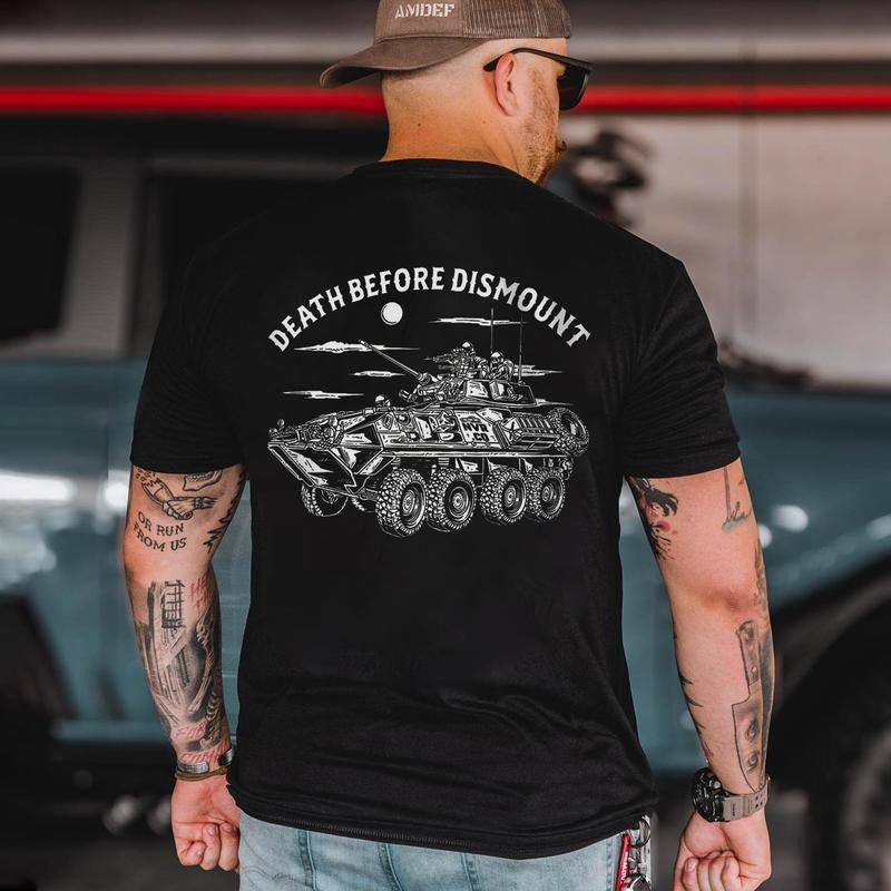 Death Before Dismount Printed Men's T-shirt Gifts for the Man of Character,Merch gift Hoodie, Sweatshirt | HypeCrazeTee.com