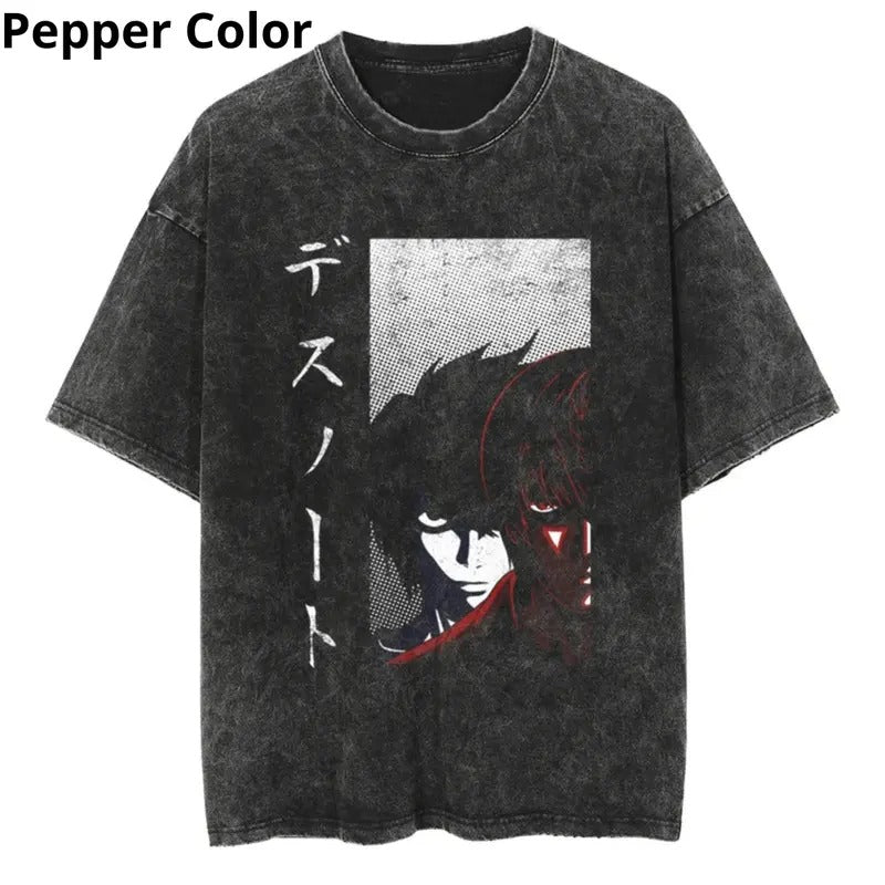 Death Note Light & L Mastermind Duel Death Note Shirt Anime Shirt Top Menswear Womenswear T-Shirts, Hoodie, Sweatshirt
