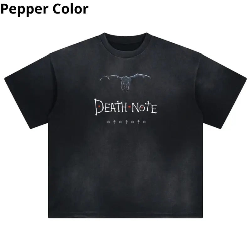 Death Note Subtle Shinigami T - Shirt, Death Note Shirt, Anime Shirt, Graphic Tee, T-shirt For Men Top Menswear...