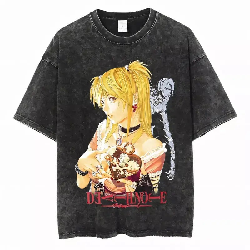 Death Note T-shirt Anime - Japanese Retro Tee Death Note Unisex Shirt Cotton Menswear Hoodie, Sweatshirt | HypeCrazeTee.com