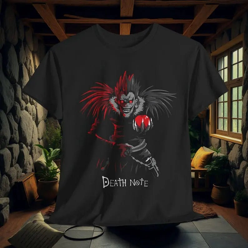 Death Note Gothic Cotton Shirt Japanese Cartoon Anime Manga T-Shirts, Hoodie, Sweatshirt